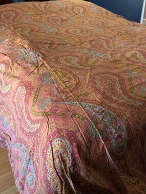 Full Queen Pottery Barn Duvet and shams